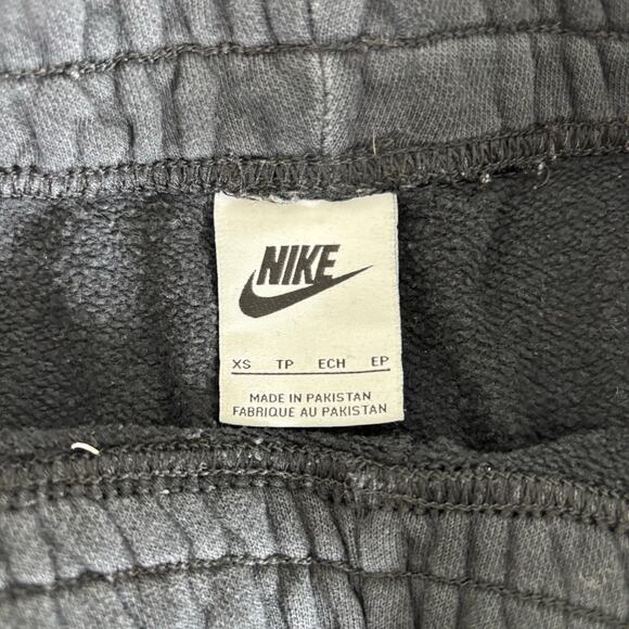 Nike Mens XS Sweatpants Black Swoosh Athletic Sportswear Fleece Training Joggers - Picture 6 of 8